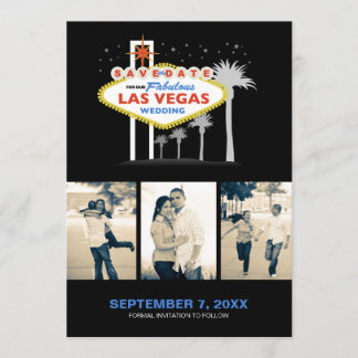 Las Vegas Wedding Rett-the-date Save The Date