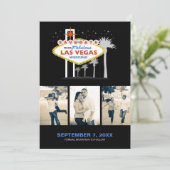 Las Vegas Wedding Rett-the-date Save The Date (Stehend Vorderseite)