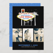 Las Vegas Wedding Rett-the-date Save The Date (Vorne/Hinten)