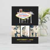 Las Vegas Wedding Rett-the-date Save The Date (Stehend Vorderseite)