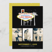 Las Vegas Wedding Rett-the-date Save The Date (Vorne/Hinten)
