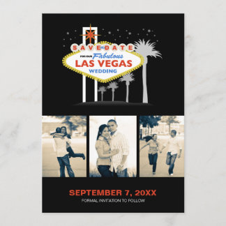 Las Vegas Wedding Rett-the-date Save The Date