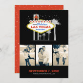 Las Vegas Wedding Rett-the-date Save The Date (Vorne/Hinten)