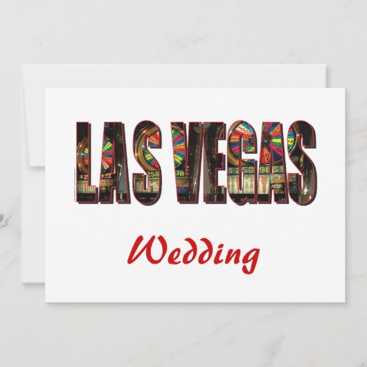 Las Vegas Wedding Save the Date (Vorderseite)