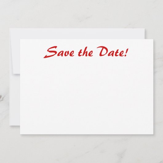 Las Vegas Wedding Save the Date (Rückseite)