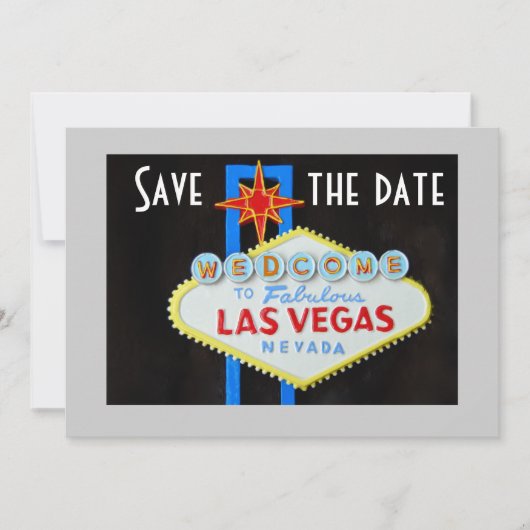 Las Vegas Wedding Save the Date (Vorderseite)
