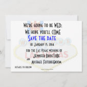 Las Vegas Wedding Save the Date (Rückseite)