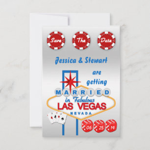 Las Vegas Wedding speichern das Datum Save The Date