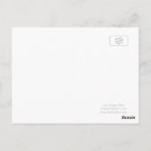 Las Vegas Wedding "Spotlight on Bride" Postkarte (Rückseite)