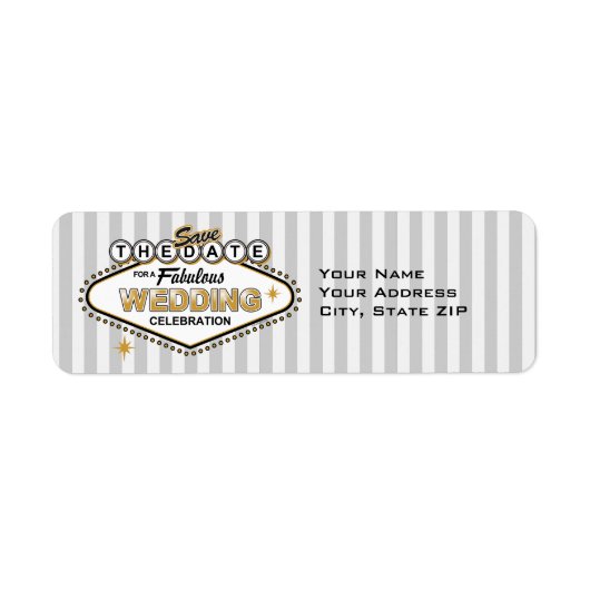 Las Vegas Wedding STD Label (Vorne)
