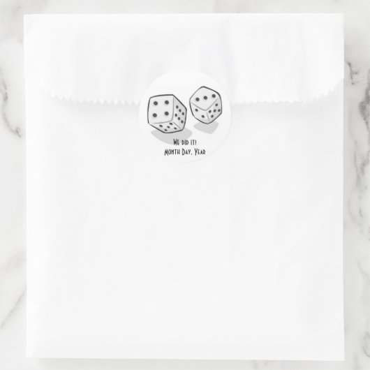 Las Vegas Wedding Stickers (Tasche)