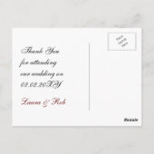 Las Vegas Wedding Vielen Dank Ihnen Karten (Rückseite)