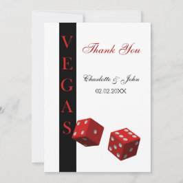 Las Vegas Wedding Vielen Dank Ihnen Karten