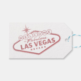 Las Vegas Wedding Vielen Dank Rose Gold Pink Gefal Geschenkanhänger