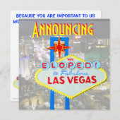 Las Vegas Wedding Wir haben Ankündigung veröffentl (Vorne/Hinten)