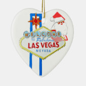 Las Vegas-Weihnachten Keramik Ornament (Rechts)