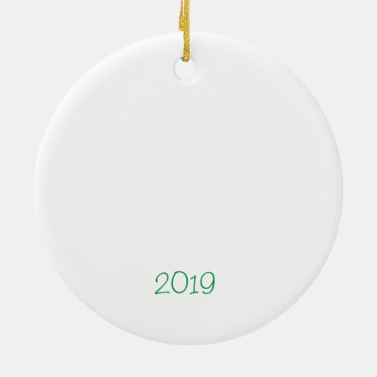 Las Vegas Weihnachten Personalisierte Keramik Orna Keramik Ornament (Hinten)