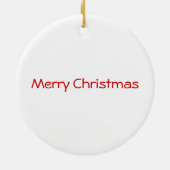 Las Vegas Weihnachtsfeiertag Keramik Ornament (Hinten)