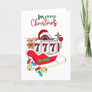 Las Vegas Weihnachtskarte Dankeskarte