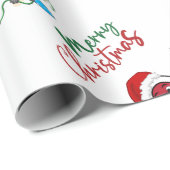 Las Vegas Weihnachtspapier Geschenkpapier (Rolleneckpunkt)