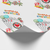 Las Vegas Weihnachtswrapping Paper Geschenkpapier (Ecke)