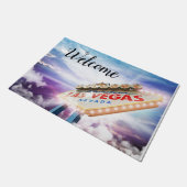 Las Vegas Welcome Fußmatte (Schrägansicht)