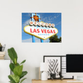 Las Vegas Welcome Sign Closeup Poster Print (Heimbüro)