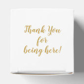 Las Vegas Welcome Sign Elegantes Goldenes Hochzeit Geschenkschachtel (Oben)