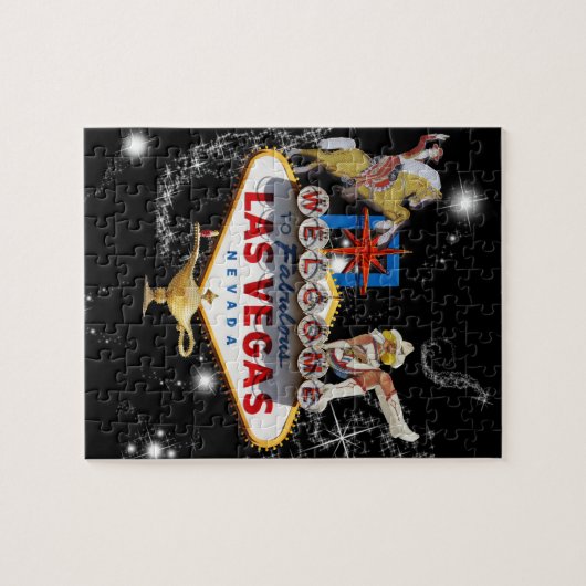 Las Vegas Welcome Sign Jigsaw Puzzle (Horizontal)