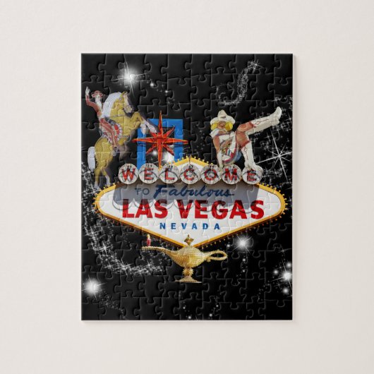 Las Vegas Welcome Sign Jigsaw Puzzle (Vertikal)