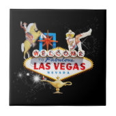 Las Vegas Willkommensschild Fliese (Vorderseite)