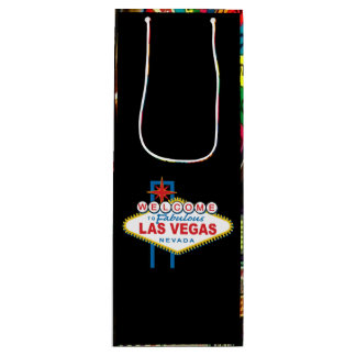 Las Vegas-Willkommensschild Geschenktüte Für Weinflaschen