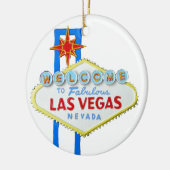 Las Vegas-Willkommensschild Keramikornament (Links)