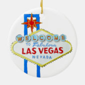 Las Vegas-Willkommensschild Keramikornament (Hinten)