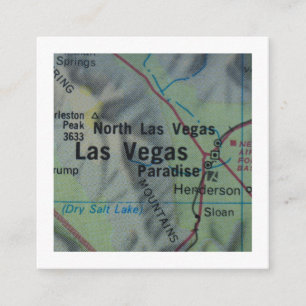 Las Vegas Wir haben die neue Adresskarte verschobe Begleitkarte