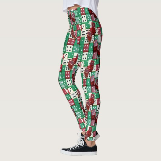Las Vegas-Würfel-Kasino oder Brettspiel Leggings (Links)