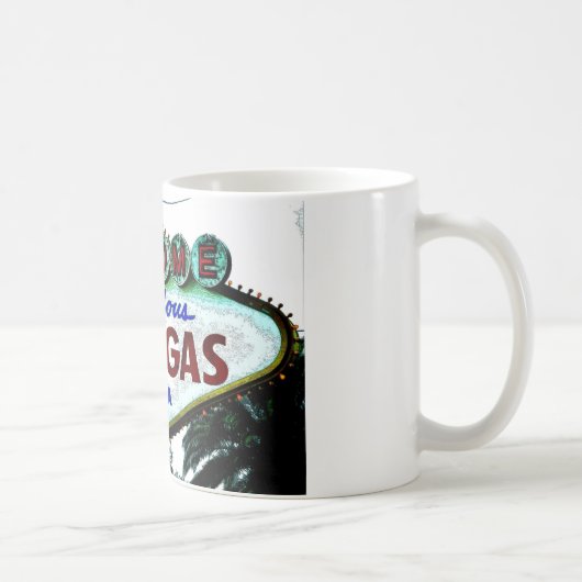 Las Vegas-Zeichen Kaffeetasse (Rechts)