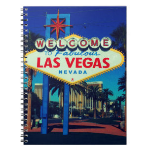 Las Vegas-Zeichen Notizblock