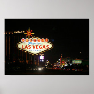 Las Vegas-Zeichen Poster