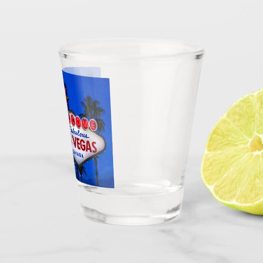 Las Vegas-Zeichen-Schnapsglas Schnapsglas (Rechts)