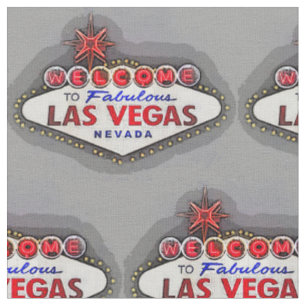 Las Vegas-Zeichen Stoff