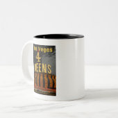Las Vegas Zweifarbige Tasse (Vorderseite Links)