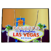 Las- VegasgoldJunggeselinnen-Abschied Große Geschenktüte (Vorderseite)