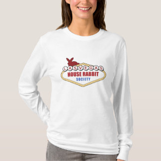 Las- Vegashaus-Kaninchen-Gesellschafts-Shirt T-Shirt
