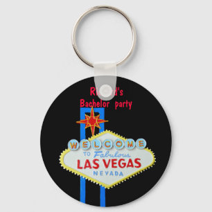 Las- Vegasjunggeselle-Party Schlüsselanhänger