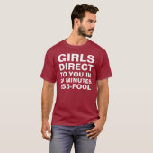 Las- Vegasmädchen verweisen auf Sie Shirt (Vorne ganz)