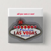 Las VegasnamensAbzeichen Button (Vorderseite)