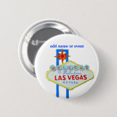 Las VegasnamensAbzeichen Button (Vorne & Hinten)