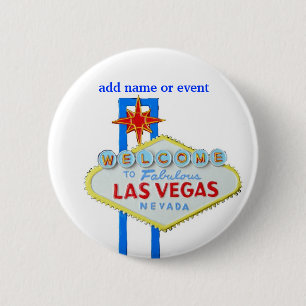 Las VegasnamensAbzeichen Button