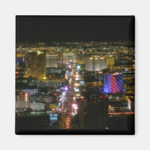 Las Vegasnordstreifen-Luftaufnahme-Magnet Magnet